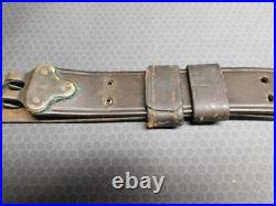 Orig WW1-WW2 Model 1907 leather rifle sling. W-S 1918
