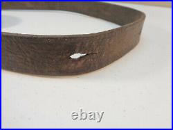 Original Authentic Austrian M95 Leather Rifle Sling with Button