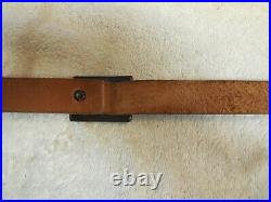 Original Factory Marlin Firearms Brown Leather Rifle Sling 1, No Swivels