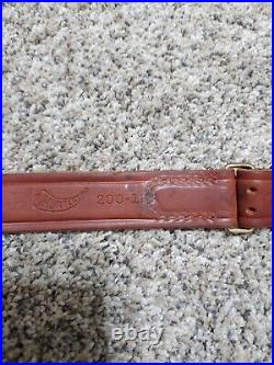 Original Leather Rifle Sling for Springfield Garand Rifles Hunter 200-11