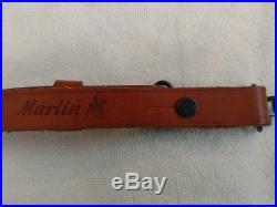Original Marlin Marked Leather Sling WithSwivels