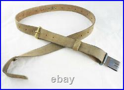 Swedish Army Mauser M96 Sling Brown Leather Military Reproductions 