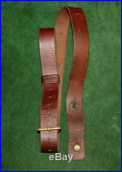 Original WWII Japanese Type 99 Arisaka Rifle Leather Sling