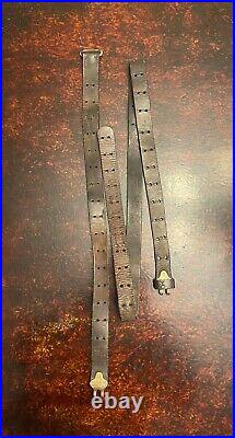 Original WWII U. S. Army USMC M1 Garand 1903 1917 Leather Rifle Sling #995