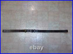 Original WWI 1912 Dated Leather Rifle Sling