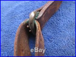 Original Ww1 Us Springfield Rifle Leather Sling Made By Hoyt In 1918