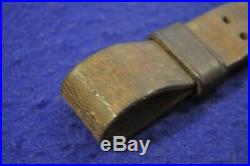Original Wwi & Wwii Us Gi Issue M1907 Leather Rifle Sling For 1903 & M1 Rifle