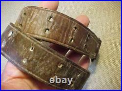 Original Wwii Us Boyt 42 Marked Leather Rifle Sling Short Section Only