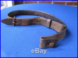 Original leather sling for a WWII Japanese Arisaka T99 rifle
