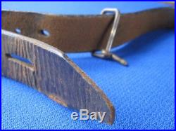 Original leather sling for a WWII Japanese Arisaka T99 rifle