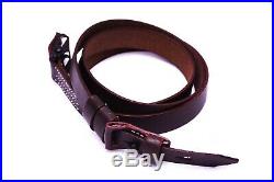 (PACK OF 20) WWII German K98 Brown Leather Rifle Sling