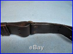 PRE-WW-1, U. S. M-1907 LEATHER SLING With BRASS FITTINGS FOR 1903 SPRINGFIELD RIFLE