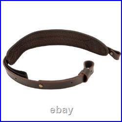 Padded Rifle Shoulder Strap with Thumb Hole Leather Ammo Shell Holder Padded Rifle Shoulder Strap with Thumb Hole Leather Ammo Shell Holder