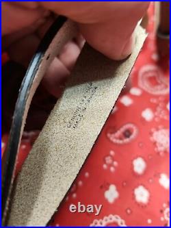 Pair Of Leather Rifle Sling Buckle Rifle Sling Right Side Made In Canada