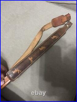 Pathfinder Rifle Sling No ST351P 1 Inch Padded Deer Embossed with QD Swivels
