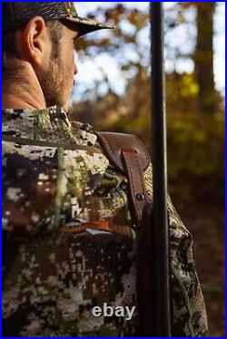 Premium Crazy Horse/Brown Leather Rifle Sling Adjustable & Durable Made in USA