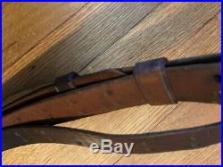 RARE Original WW1 WWI Lerch Bros M1907 Leather Rifle Sling M1903 M1917 M1 Garand