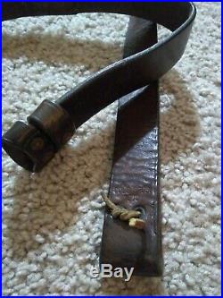RARE WW1 SMLE Cole Bros 1916 dated Lee Enfield leather British Rifle Sling