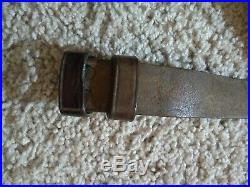 RARE WW1 SMLE Cole Bros 1916 dated Lee Enfield leather British Rifle Sling