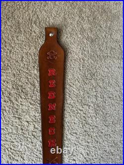 REDNECK Custom Leather Rifle Sling Hand Tooled And Made in the USA