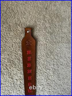 REDNECK Custom Leather Rifle Sling Hand Tooled And Made in the USA