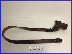 RLO CUSTOM LEATHER RIFLE SLING BELT SLING Made in USA