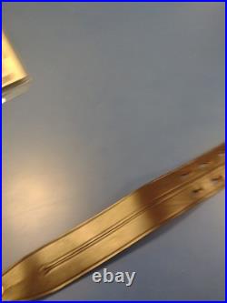 Rare New Galco Safari Ching Sling Dark Havana Leather Premium Rifle Gun Strap