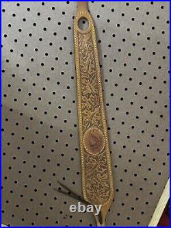 Rare, custom South African buffalo rifle sling