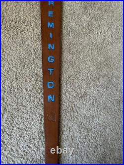 Remington Custom Leather Rifle Sling Hand Tooled And Made in the USA