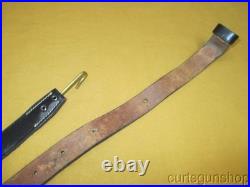 Reproduction Civil War Type Black Leather Rifle Sling