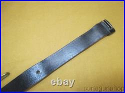 Reproduction Civil War Type Black Leather Rifle Sling