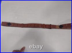 Reproduction RIA 1945 Springfield M1907 Rifle Leather Sling Military War Hunting