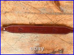 Reserve for 5 Custom Quality Leather Rifle Gun Sling Amish Made Adjustable NEW