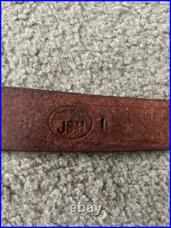 Rifeman # 1 Custom Leather Rifle Sling Hand Tooled And Made in the USA