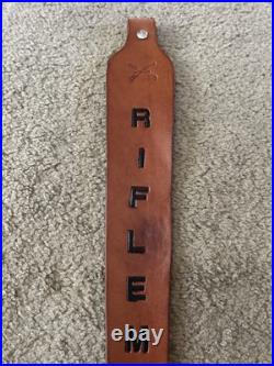 Rifeman # 2 Custom Leather Rifle Sling Hand Tooled And Made in the USA Rifeman # 2 Custom Leather Rifle Sling Hand Tooled And Made in the USA