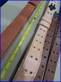 Rifle Leather Slings Lot of Three Quality Brands NWOTs