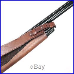 Rifle Shotgun Strap Gun Sling Genuine Leather Hunting Brown Hunting Shoulder New