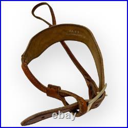 Rifle Sling AA&E Leathercraft Brown Cowhide Leather VINTAGE