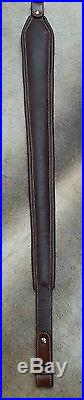 Rifle Sling, Brown Leather, Hand Tooled, Made in the USA, Lone Star