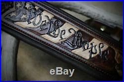 Rifle Sling, Seelye Leather Works, Hand tooled in the USA, We The People