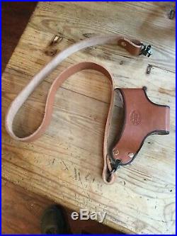 Rlo Custom Leather Rifle Sling Brass Belt Sling USA