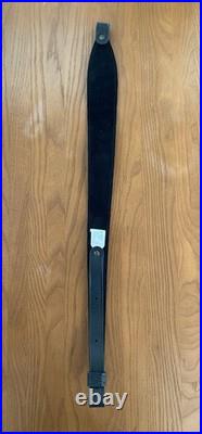 Ruger Leather Cobra Sling Black Embroidered Levy's Leather M77 10/22 Mini 14 PC9