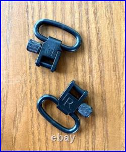 Ruger Leather Cobra Sling Black Embroidered Levy's Leather M77 10/22 PC9 Swivels