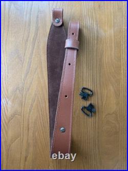 Ruger Leather Cobra Sling Brown Embossed Levy's Leather M77 10/22 Mini 14 Swivel Ruger Leather Cobra Sling Brown Embossed Levy's Leather M77 10/22 Mini 14 Swivel