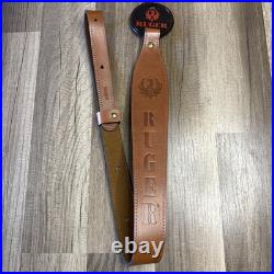 Ruger Leather Cobra Sling Brown Embossed Levy's Leather NEW Rifle 2.25 Canada