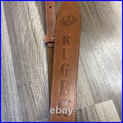 Ruger Leather Cobra Sling Brown Embossed Levy's Leather NEW Rifle 2.25 Canada