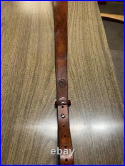 SAVAGE 22 Custom Leather Rifle Sling Hand Tooled And Made in the USA