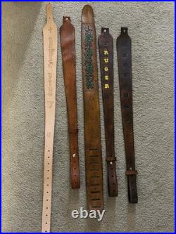 SAVAGE 22 Custom Leather Rifle Sling Hand Tooled And Made in the USA