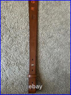 SAVAGE Custom Leather Rifle Sling Hand Tooled And Made in the USA