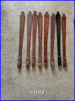 SAVAGE Custom Leather Rifle Sling Hand Tooled And Made in the USA